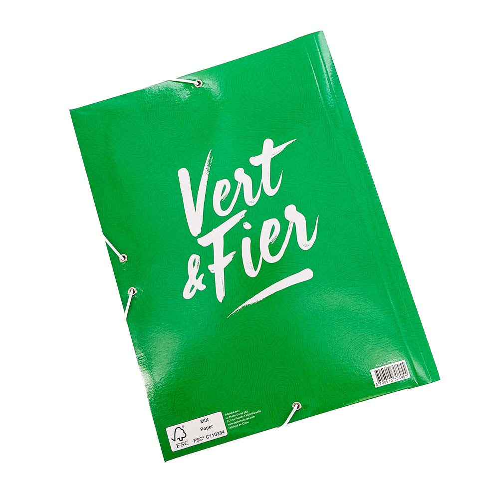 Chemise cartonnée à élastiques 3 rabats ASSE