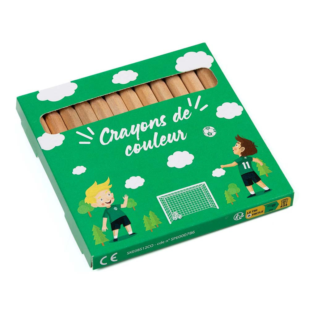 SET 12 CRAYONS DE COULEUR