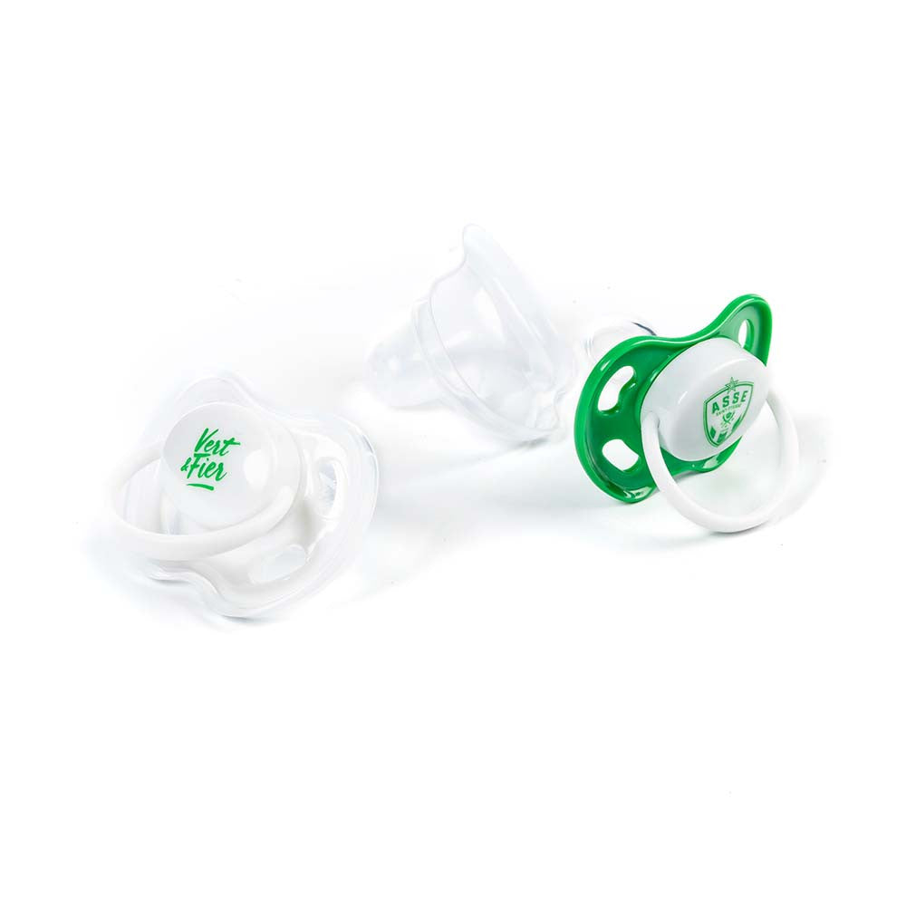 SET OF TWO ASSE PACIFIERS
