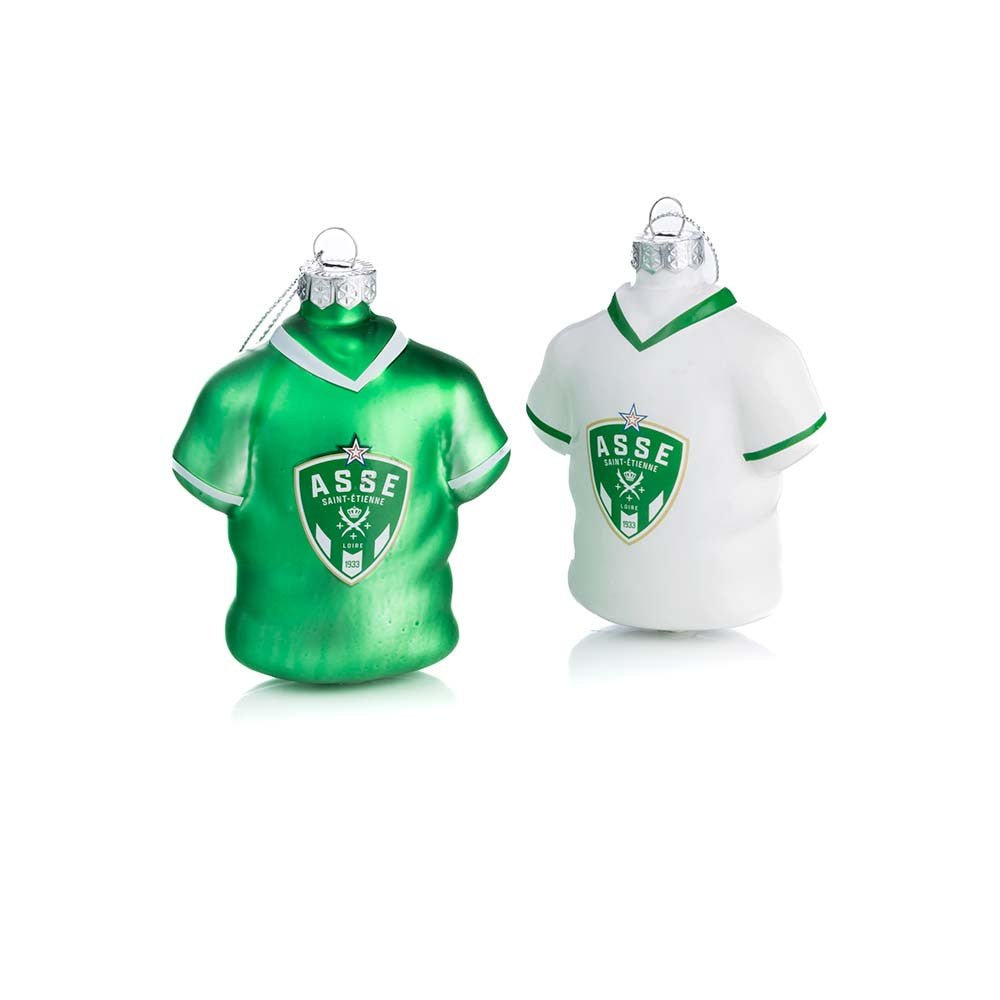SET OF 2 CHRISTMAS BALLS ASSE JERSEY