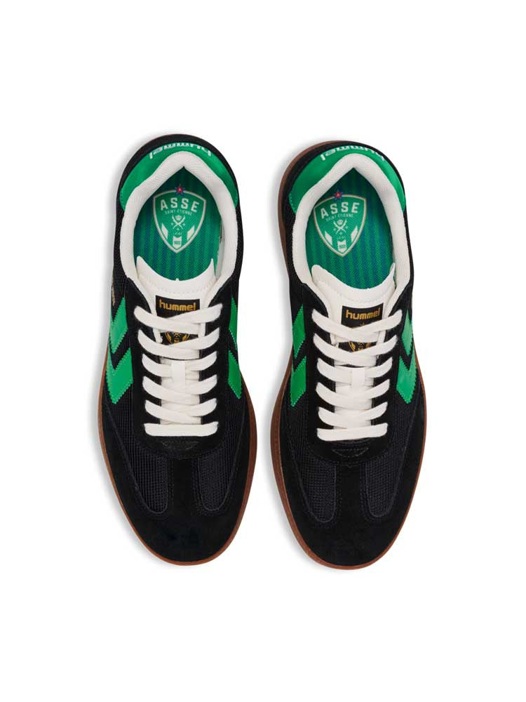 AS SAINT-ÉTIENNE black and green sneakers