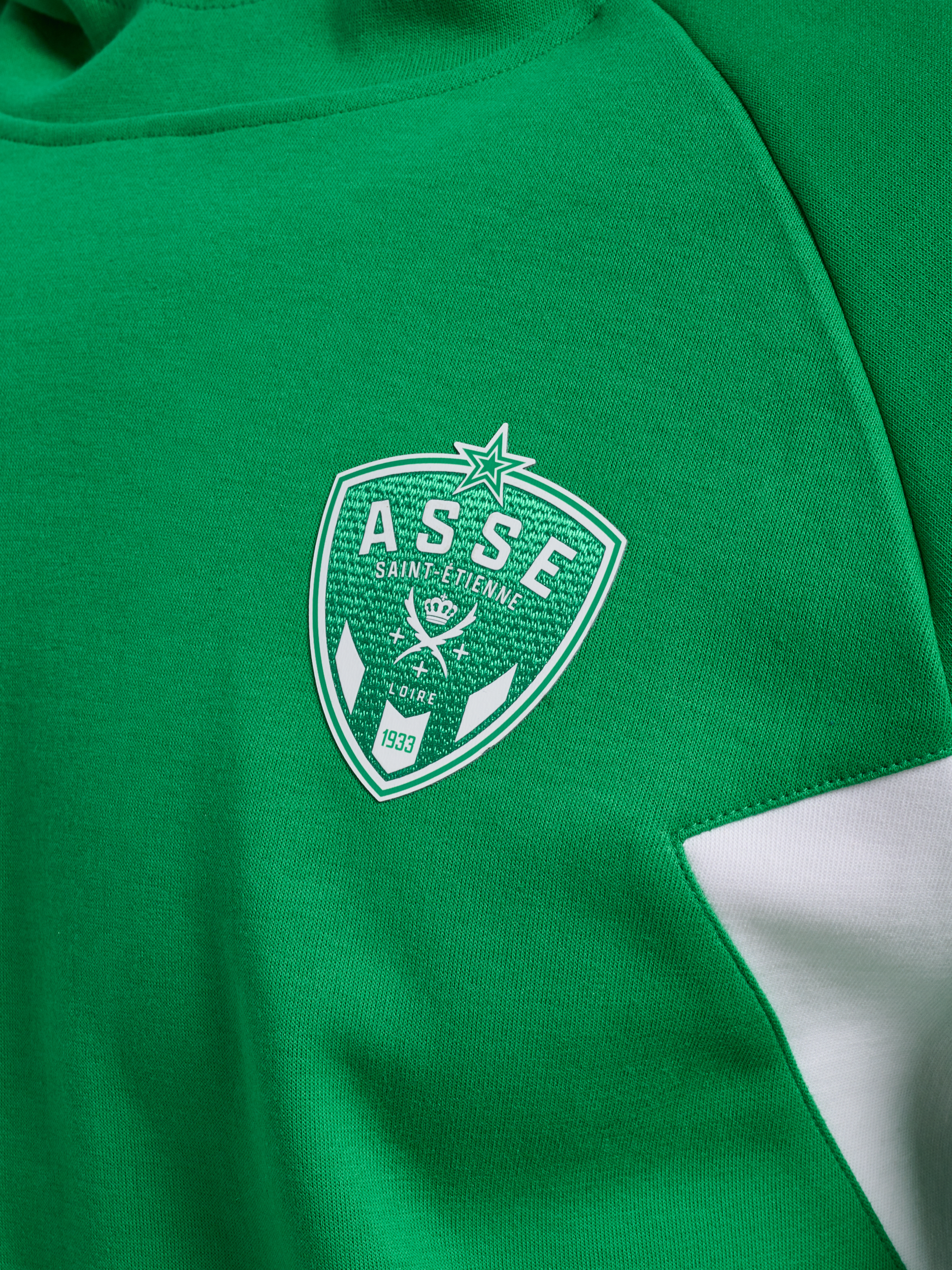 Sweat capuche présentation vert 2024-2025