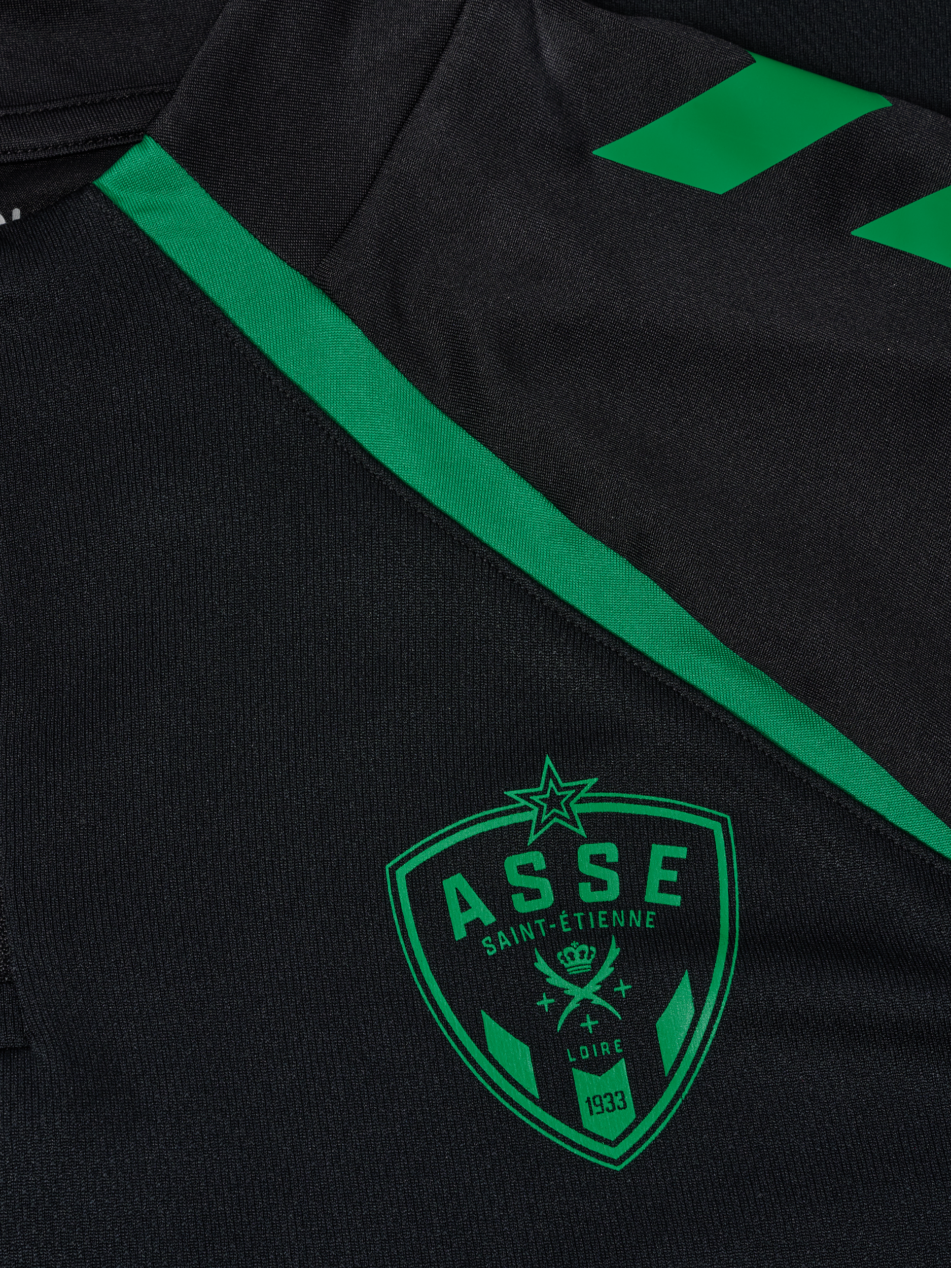 Sweat half-zip entraînement noir 2025-2026