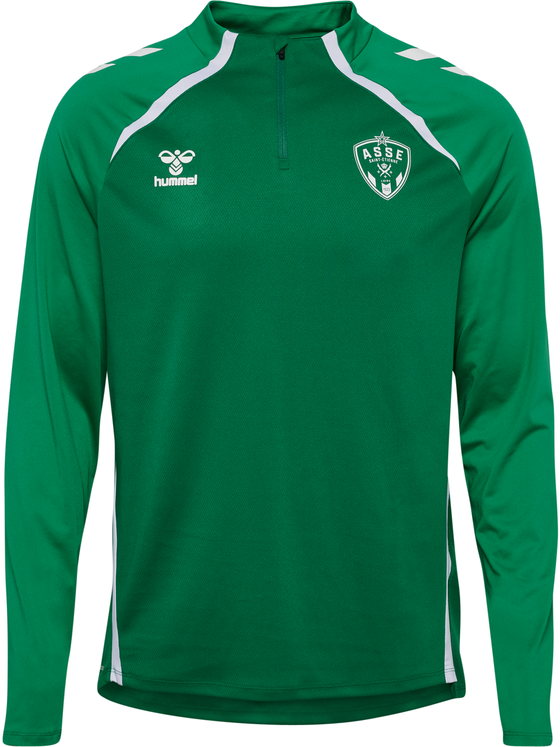 Sweat half-zip entraînement vert 2025-2026
