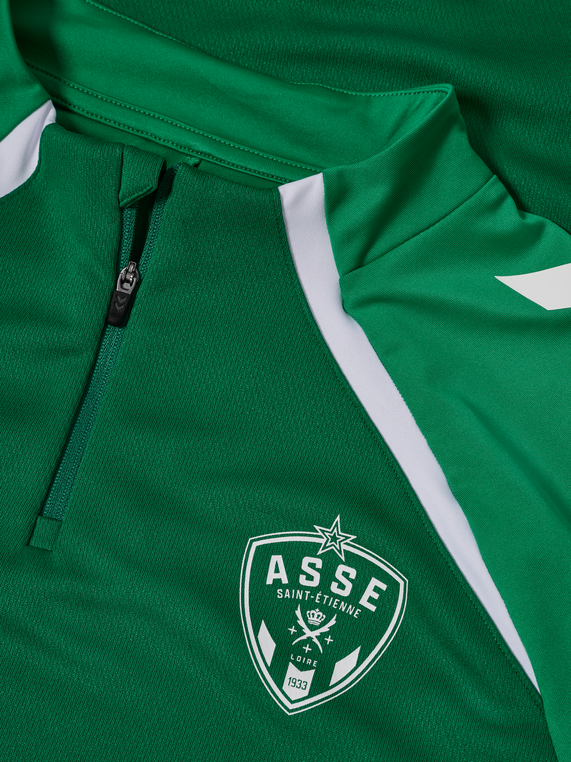 Sweat half-zip entraînement vert 2025-2026