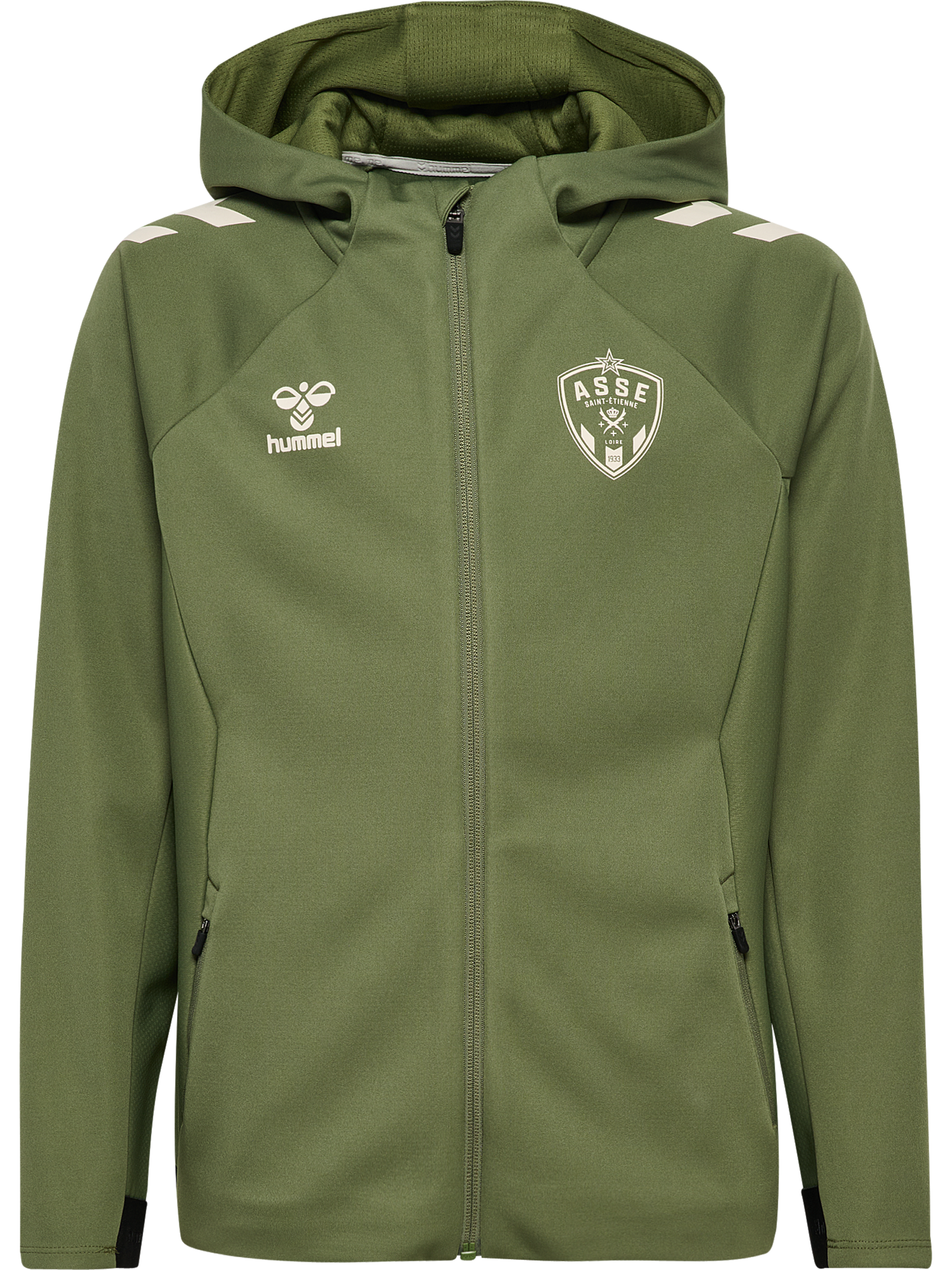 Veste zippée enfant présentation kaki 2025-2026