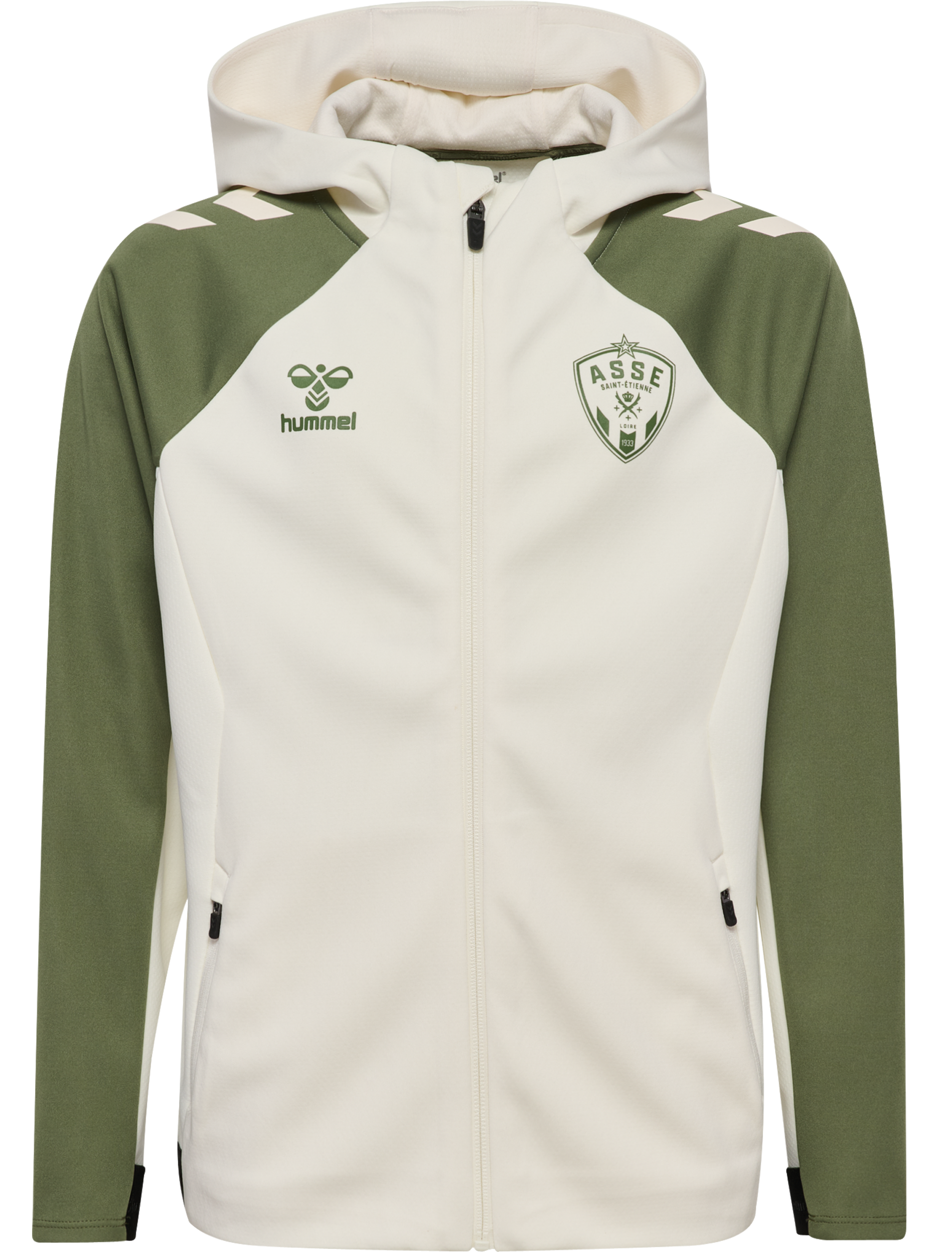Veste zippée enfant présentation crème 2025-2026