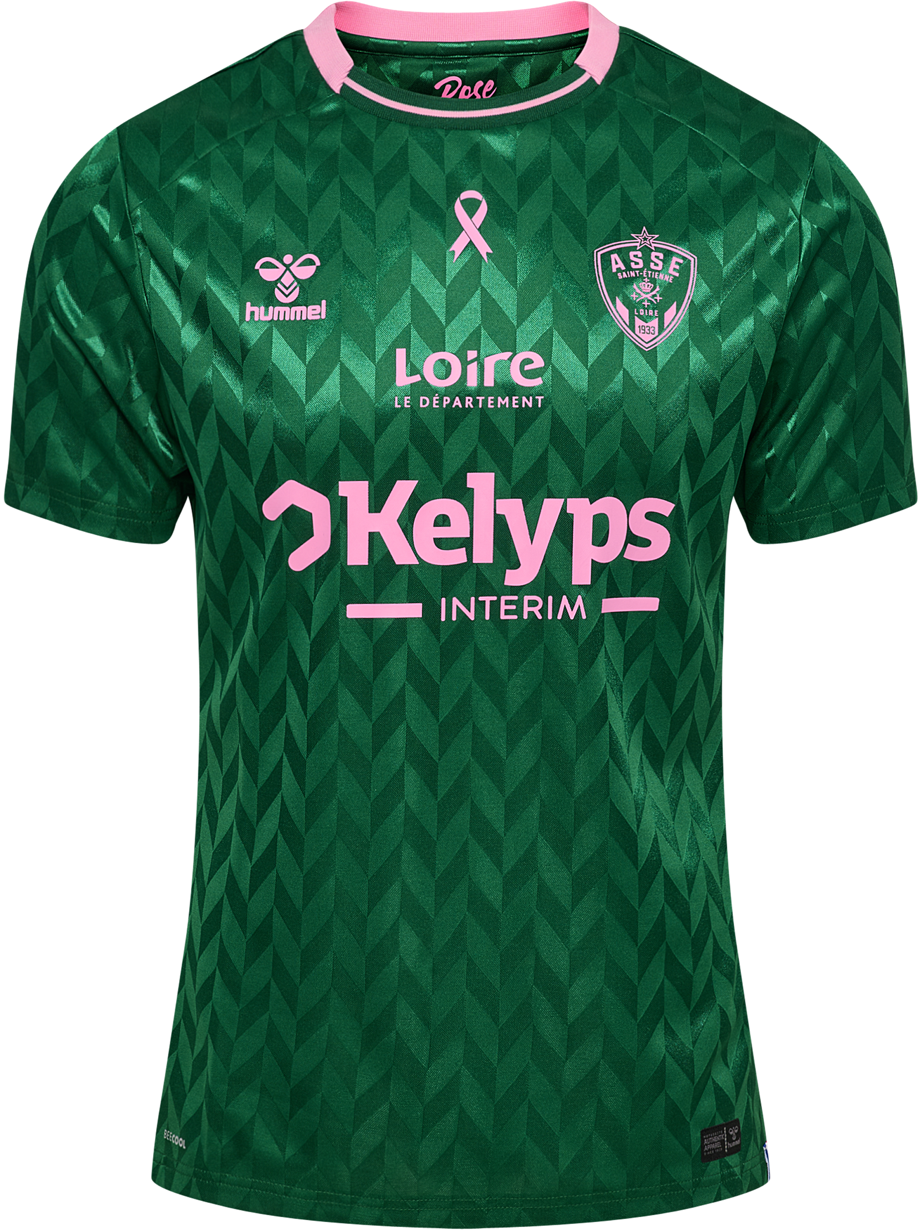 Maillot VERT "octobre rose" 2025-2026