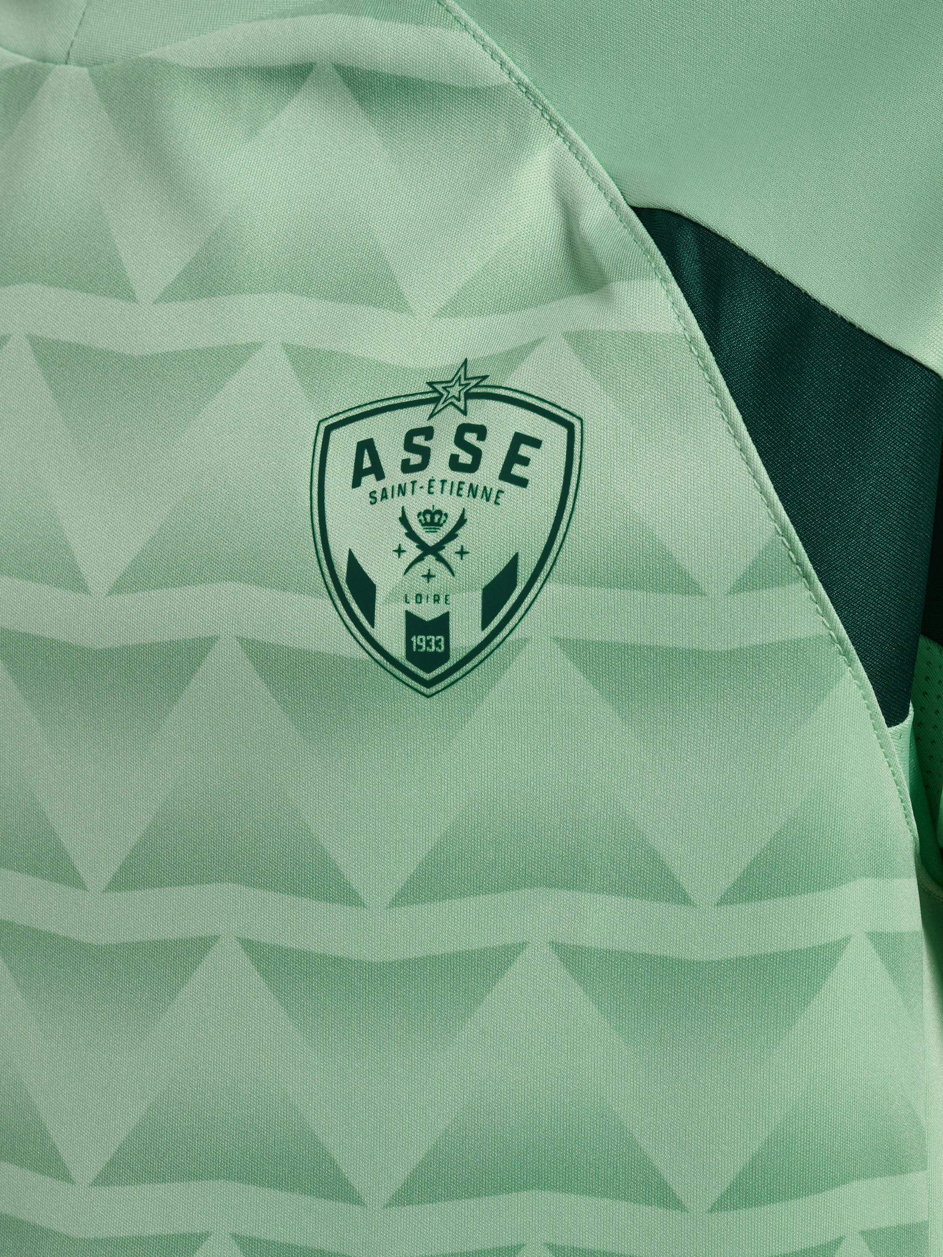 Maillot entraînement enfant vert clair 2026-2027