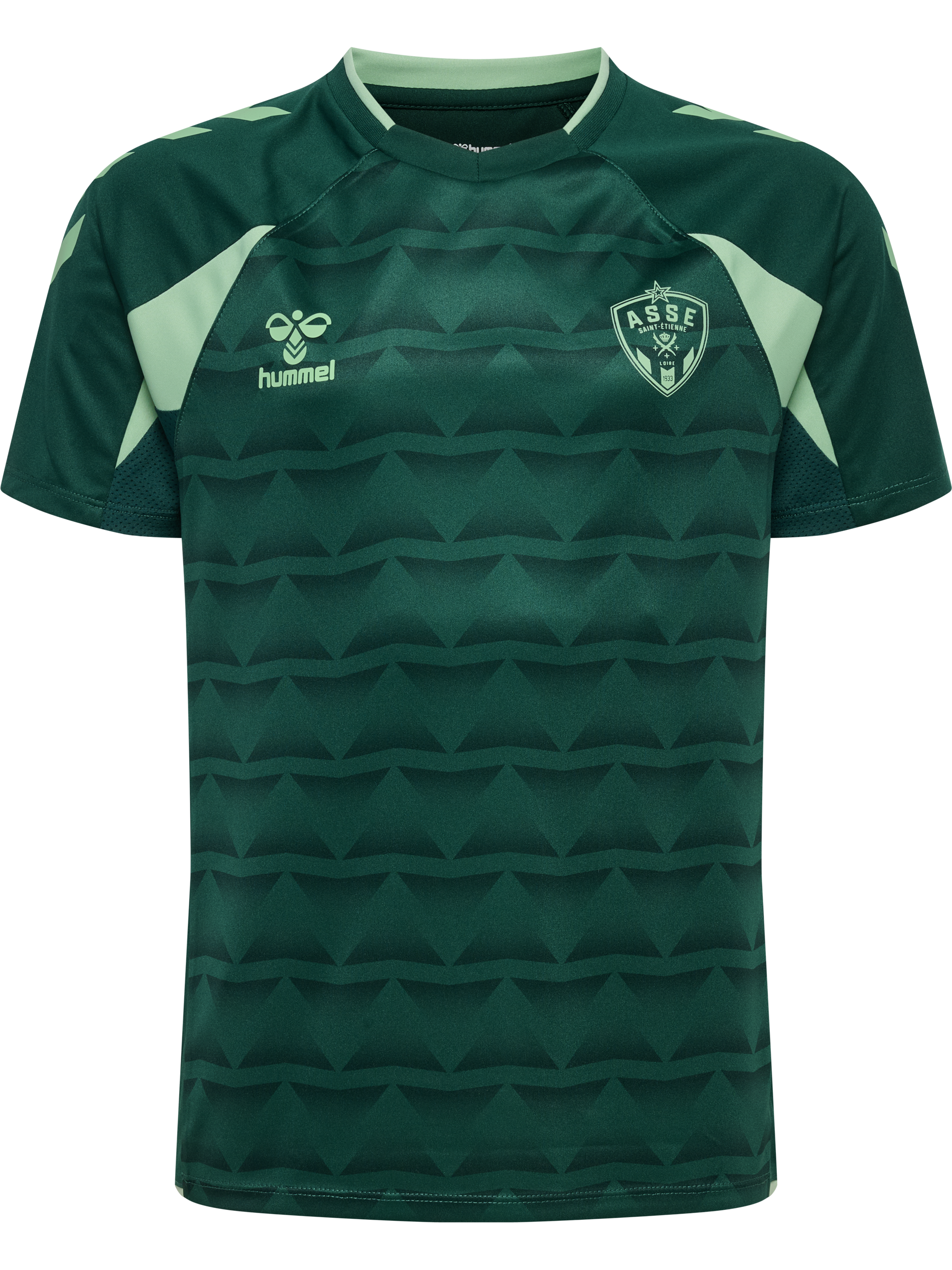 Maillot entraînement enfant vert foncé 2026-2027