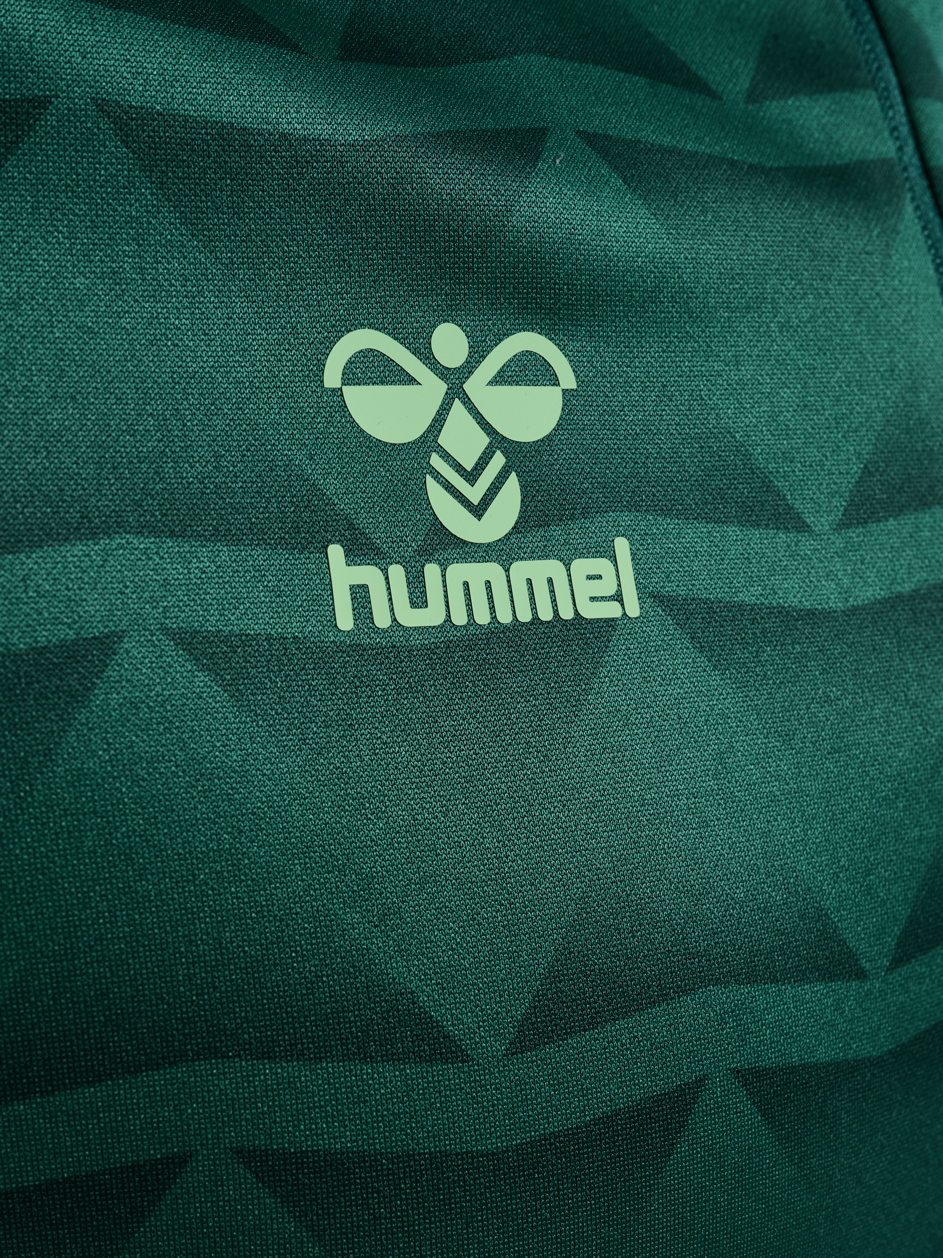 Sweat entraînement demi-zip vert foncé 2026-2027