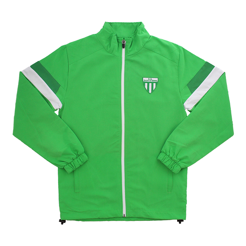 Veste de survêtement microfibre héritage noire - Boutique des Verts Veste de survêtement microfibre héritage noire - Boutique des Verts