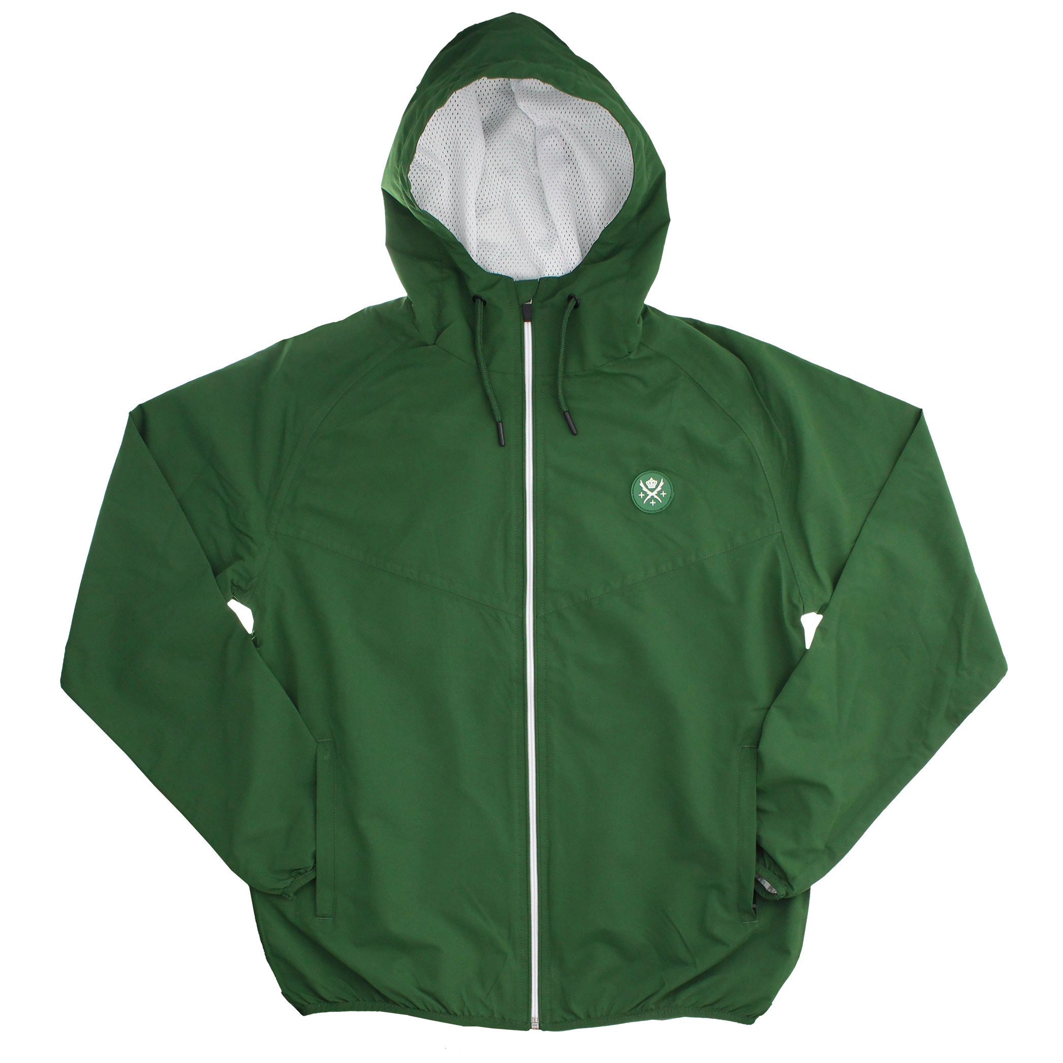 Veste verte imperméable armoiries
