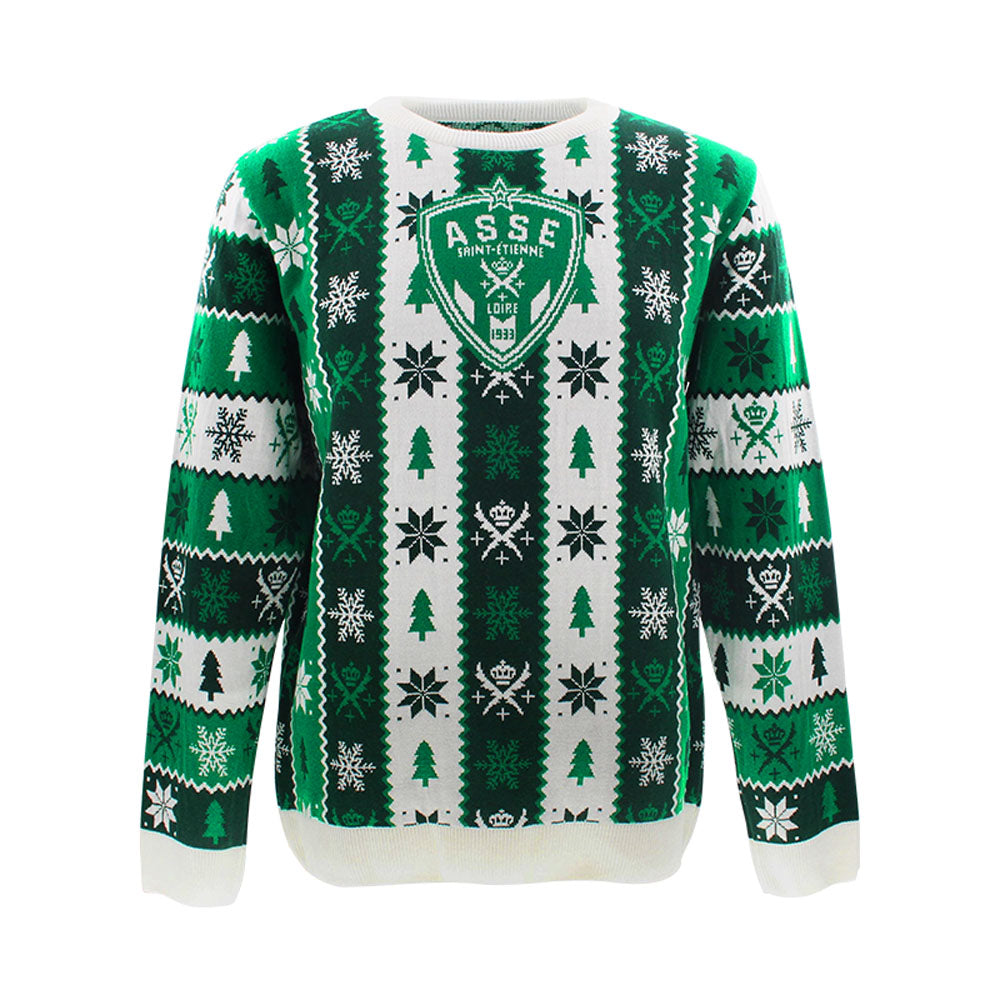 Pull de Noël avec motif chat fille rouge