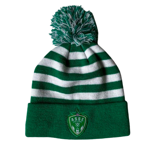 ASSE GREEN POMPOM CHILDREN'S HAT