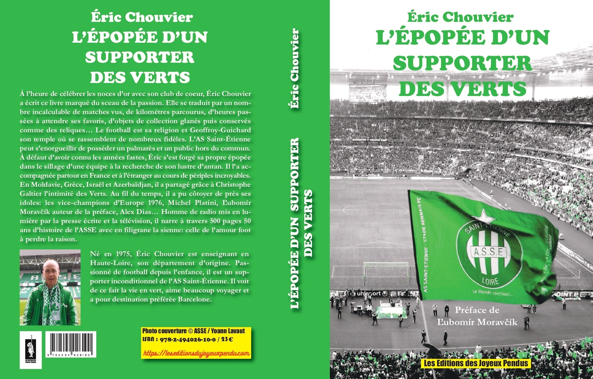 Livre L'épopée d'un supporter des Verts