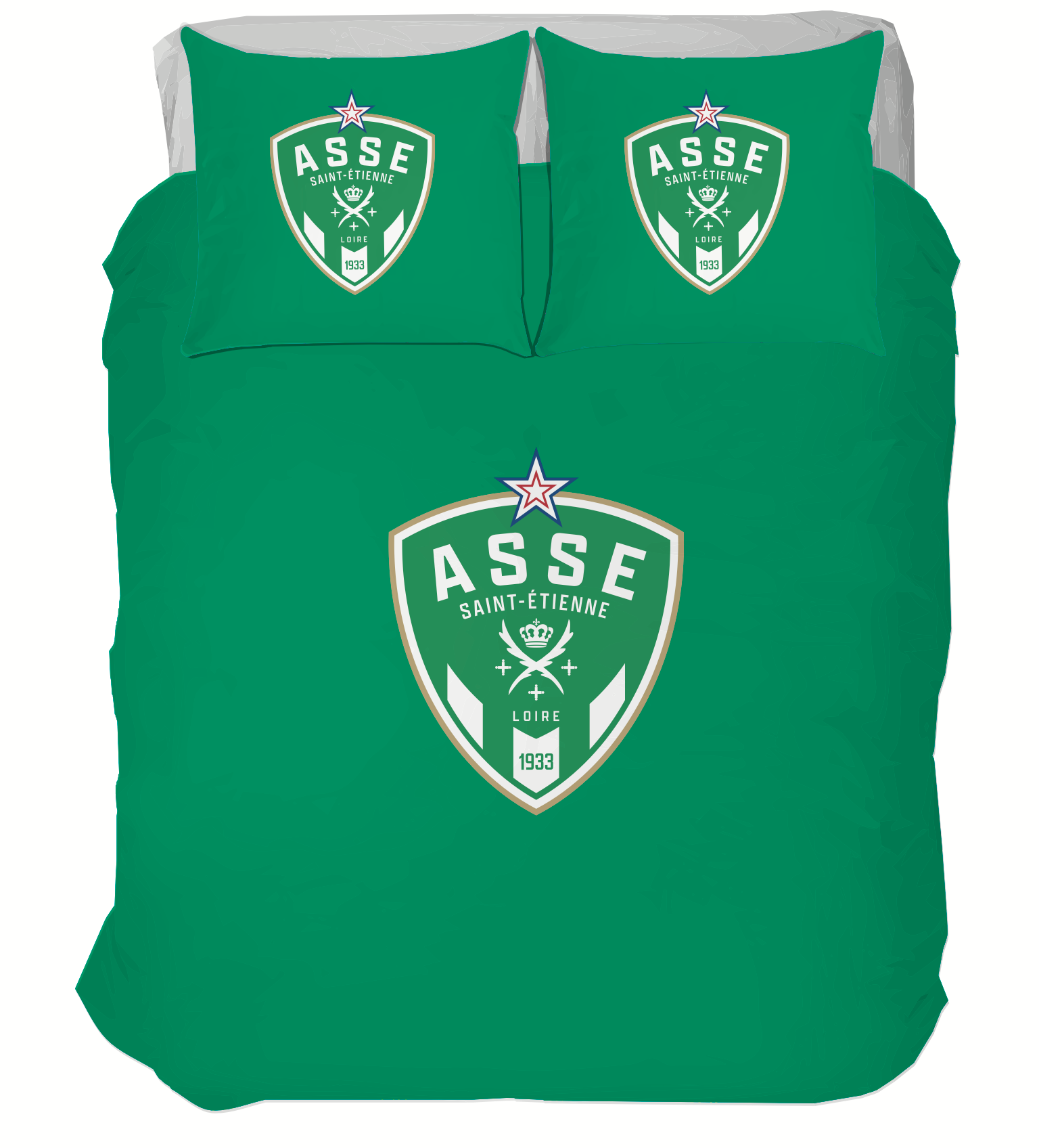 Housse de Couette 200x200 + 2 taies d'oreiller 65x65