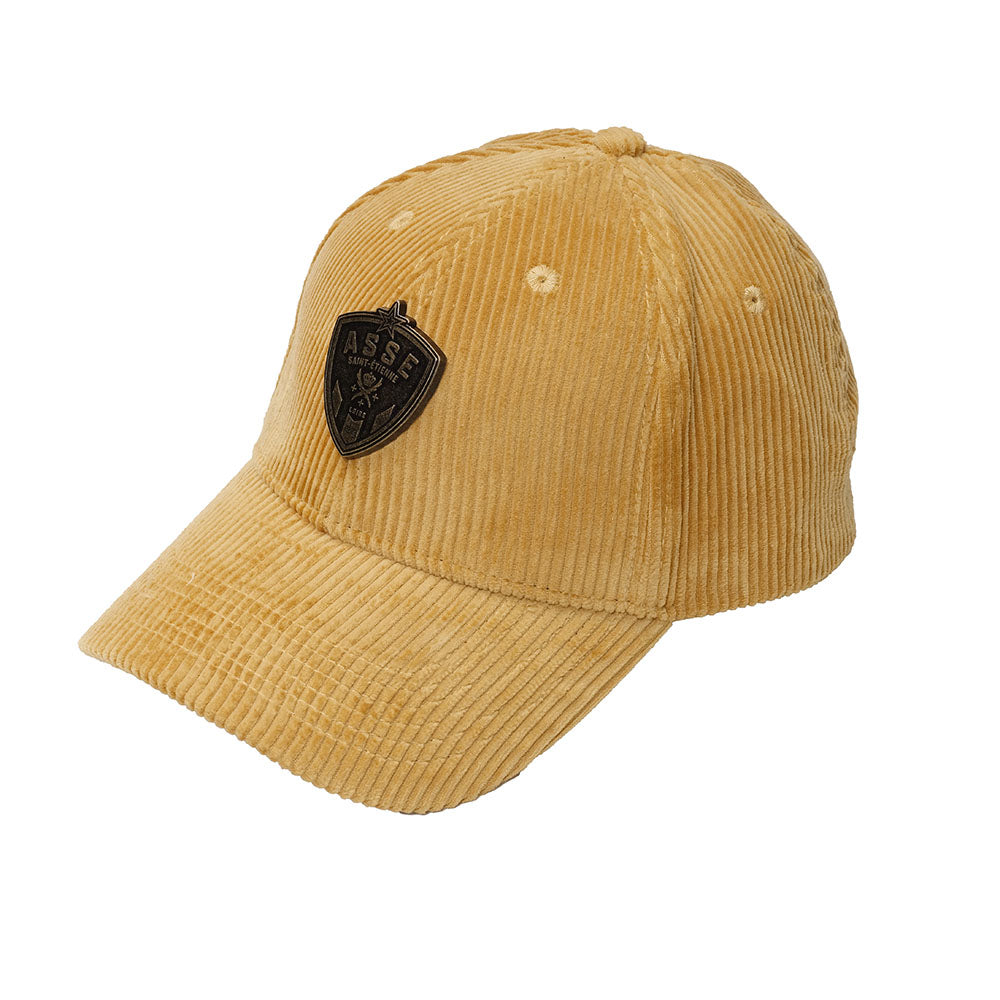Casquette en velours côtelé hiver