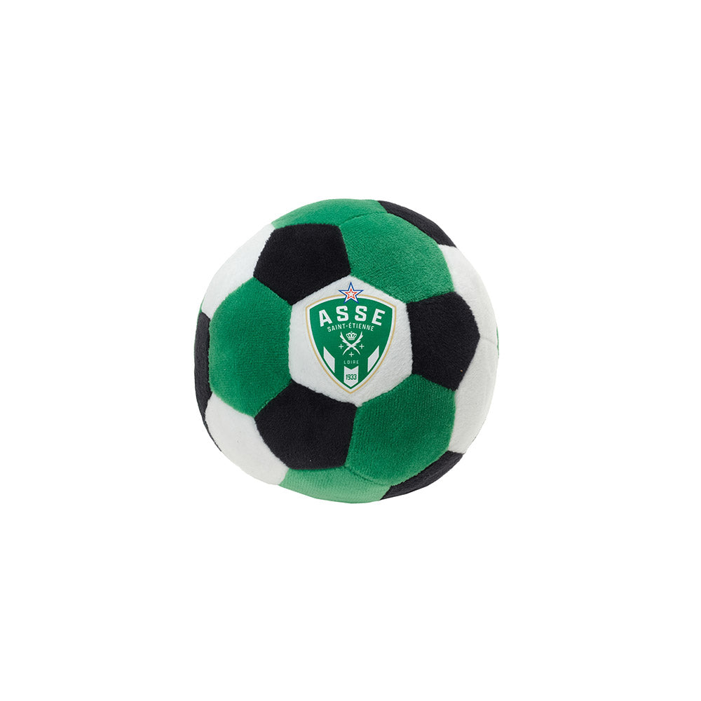Mini-ballon Peluche vert blanc et noir