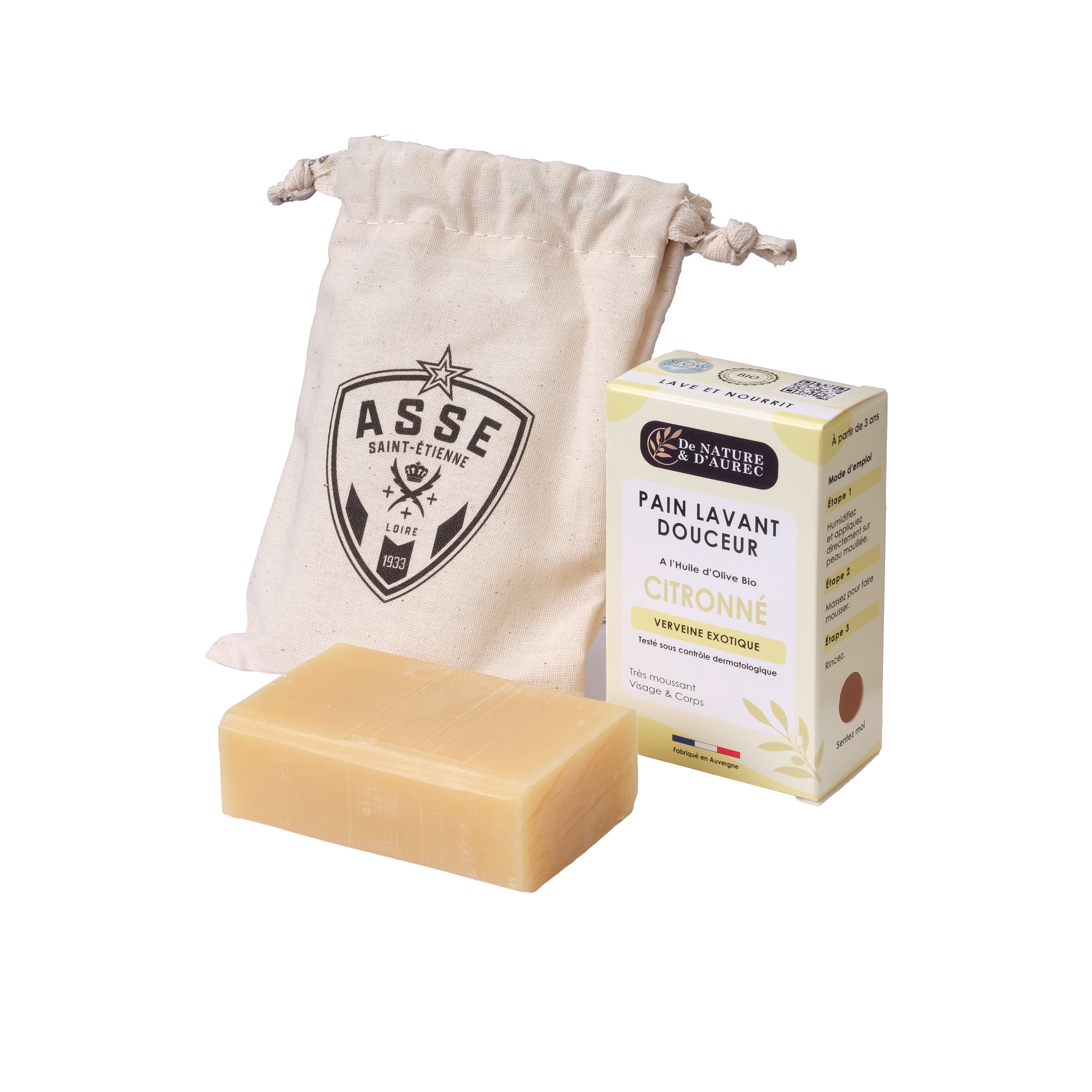 Savon Citronné avec pochette