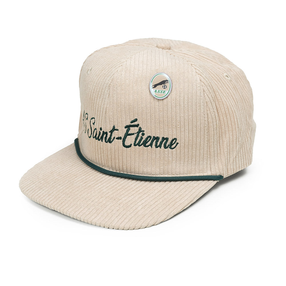 Casquette Golfer AS Saint-Étienne Beige