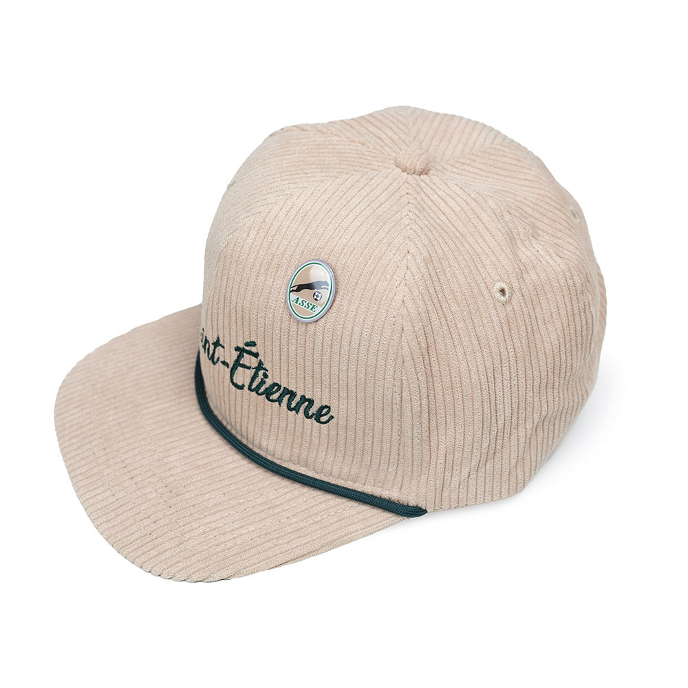 Casquette Golfer AS Saint-Étienne Beige