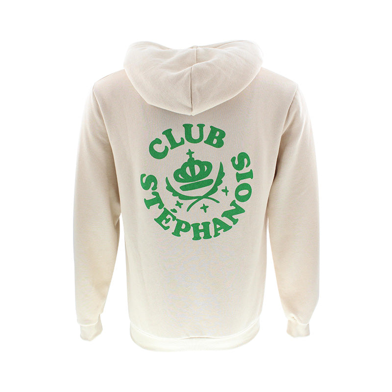 Sweat capuche Club Stéphanois beige