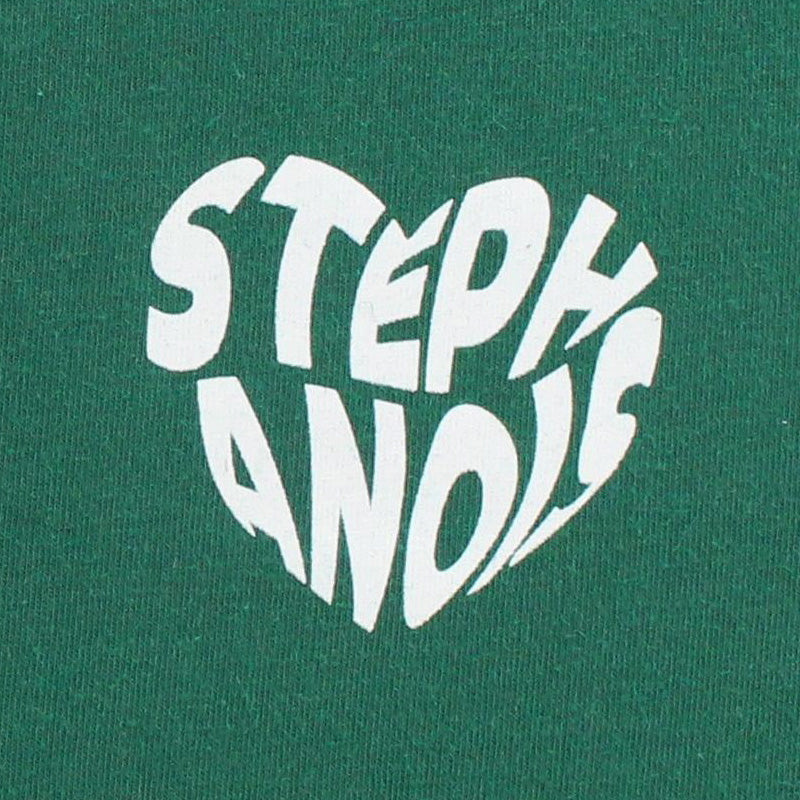 Sweat capuche Cœur Stéphanois vert