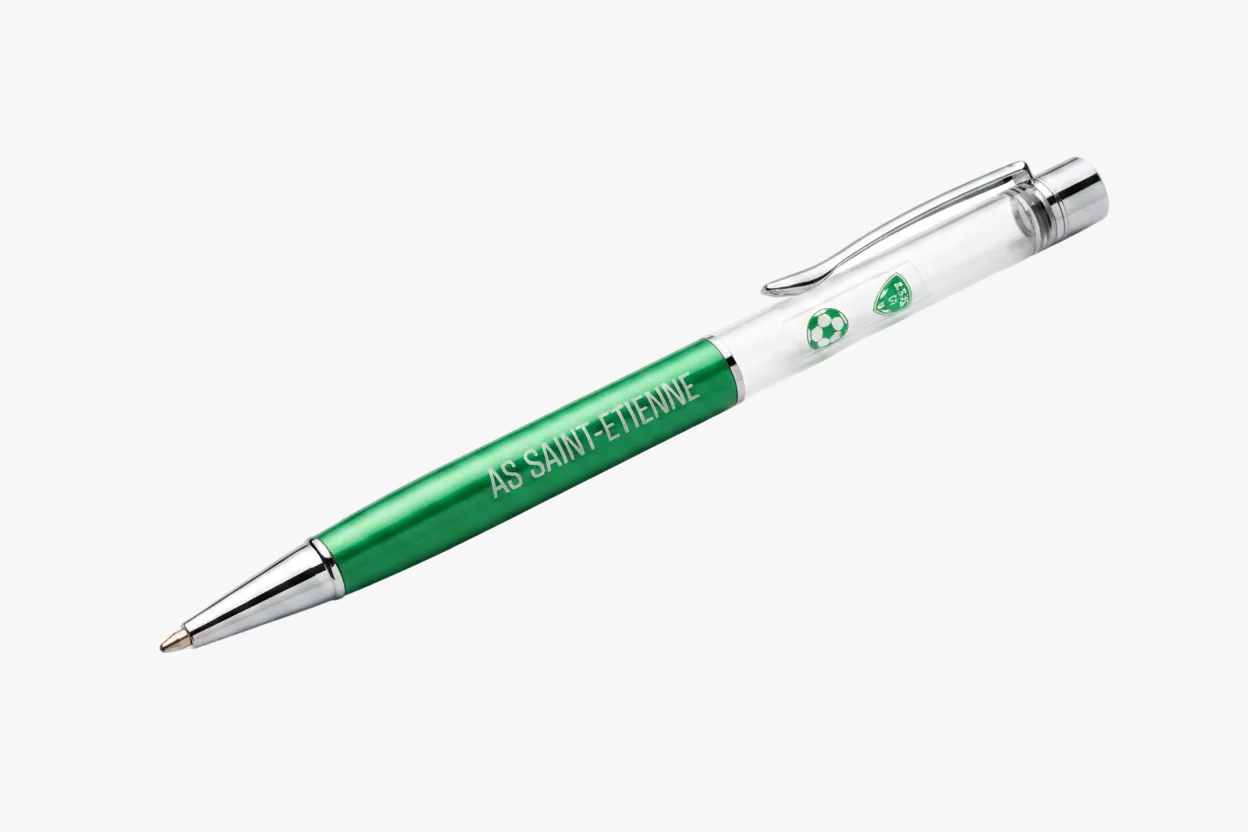 Stylo Bulle Logo et Ballon ASSE