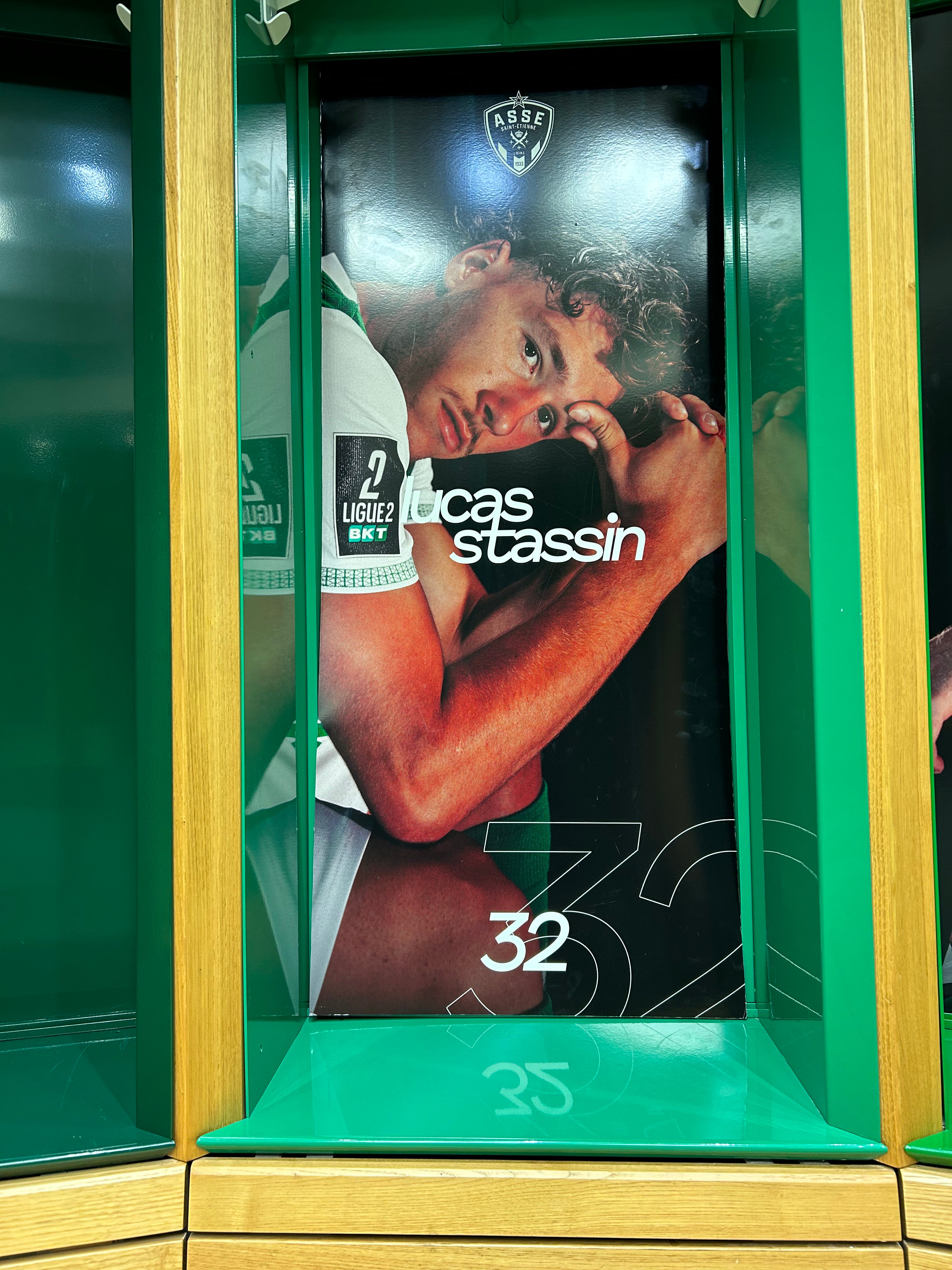 Panneau personnalisé vestiaire - Lucas STASSIN