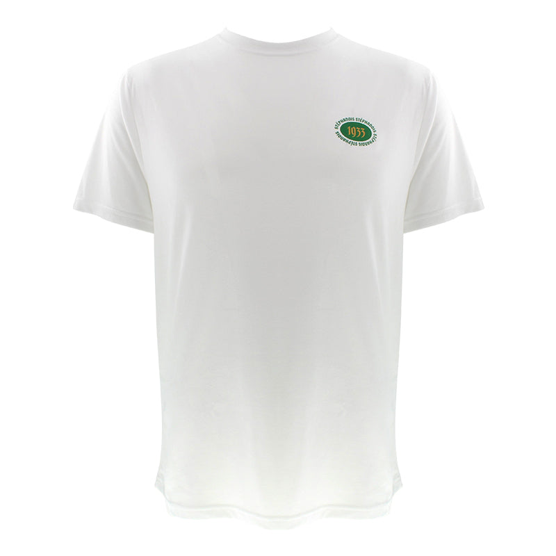 Tee-shirt badge 1933 Stéphanois blanc
