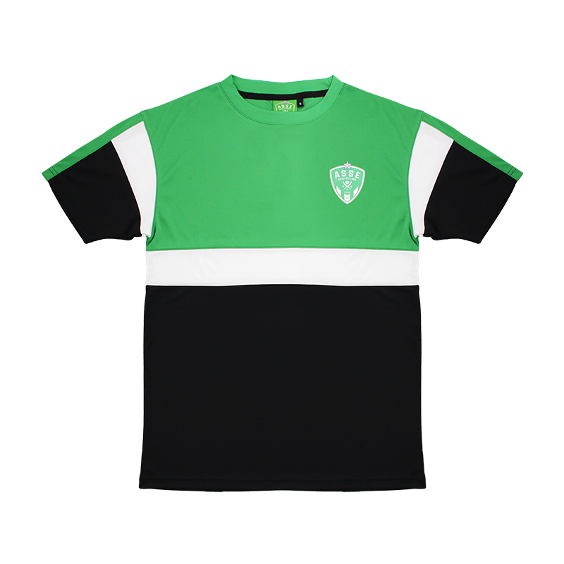 Tee-shirt enfant polyester vert ASSE