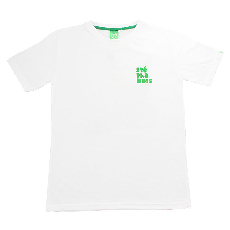 Tee-shirt STÉ-PHA-NOIS enfant blanc