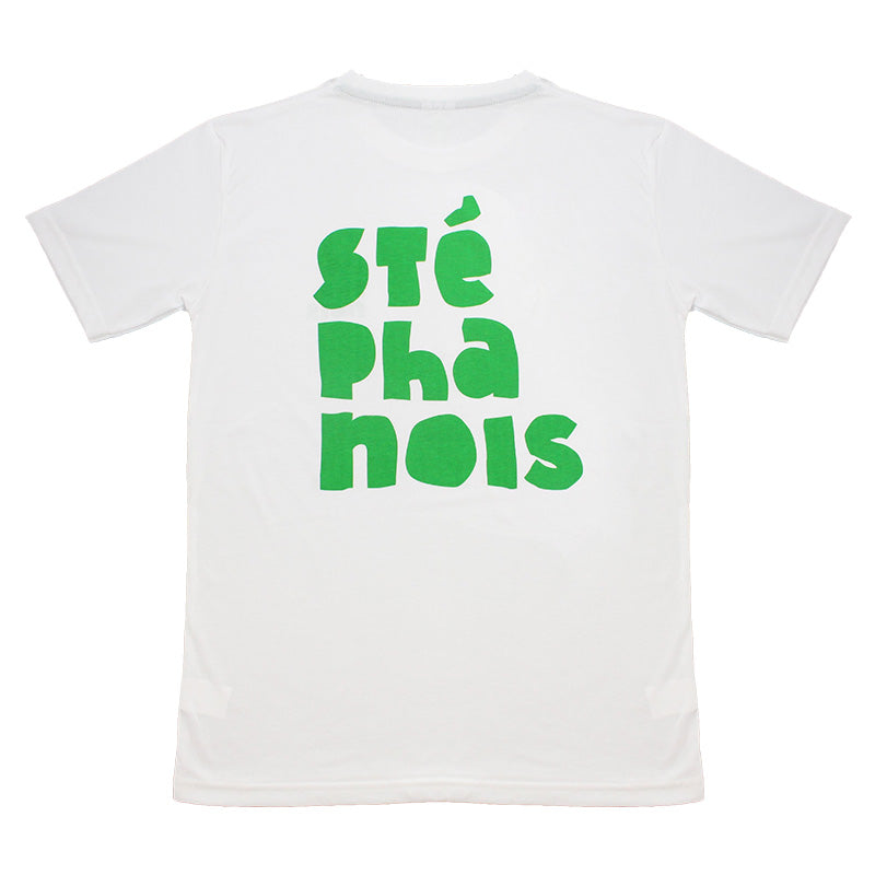 Tee-shirt STÉ-PHA-NOIS enfant blanc