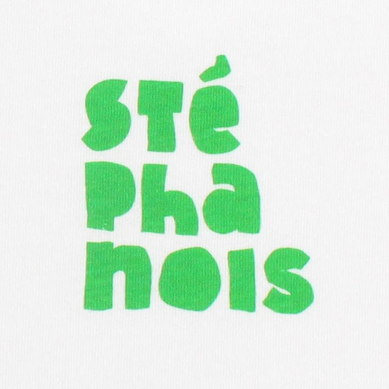 Tee-shirt STÉ-PHA-NOIS blanc
