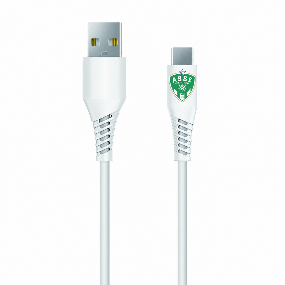 Câble USB-A vers USB-C blanc 1 m