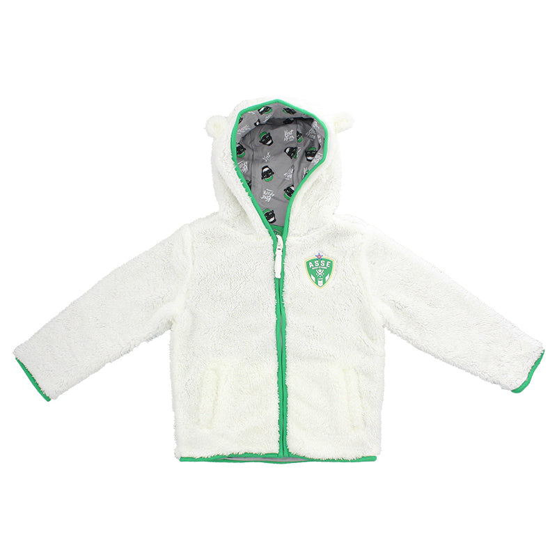 ASSE White Sherpa Baby Jacket