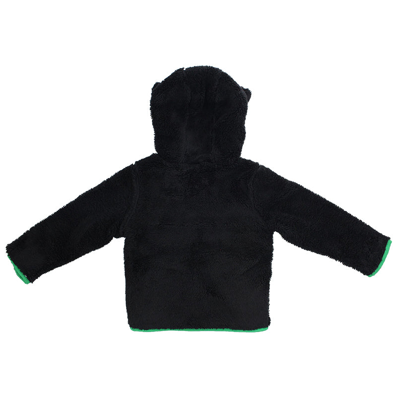 Veste Bébé Sherpa Noire ASSE
