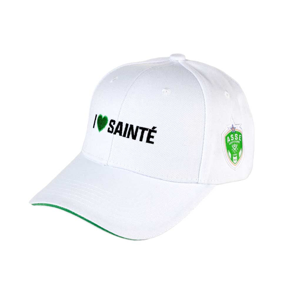 Casquette blanche "I love Sainté"