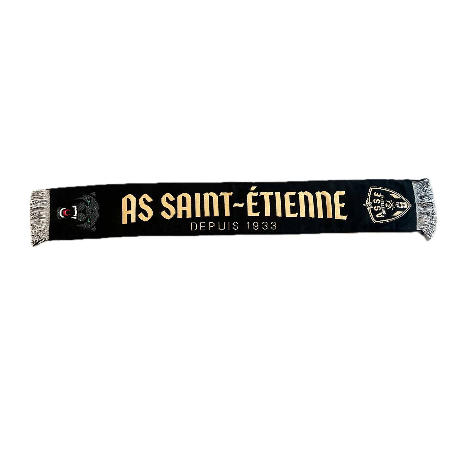 ÉCHARPE SAINT-ETIENNE VINTAGE ALLEZ LES VERTS supporter ASSE collection