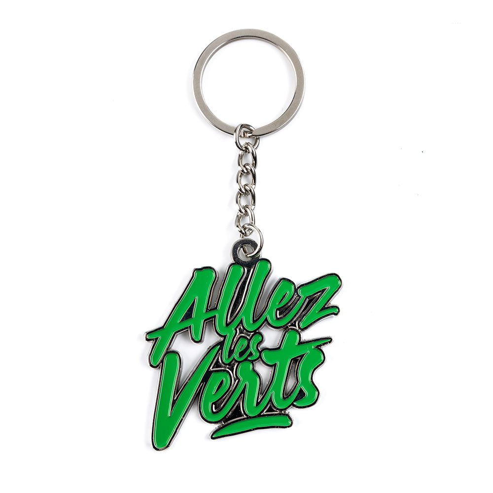 Poster ASSE Saint-Etienne Saison 1980-1981 + Porte-clés Allez Les Verts