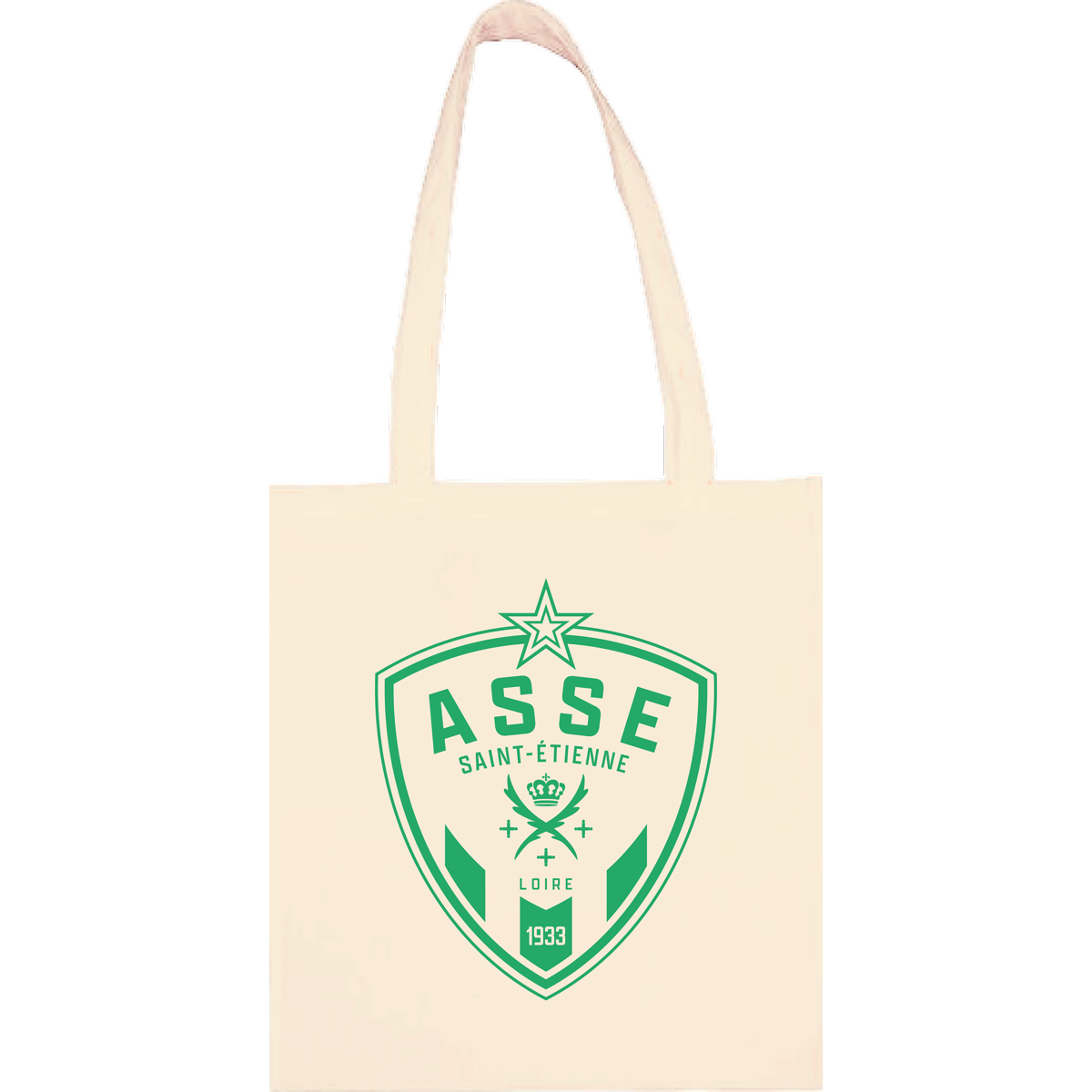Tote bag logo ASSE écru