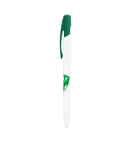 Stylo BIC blanc logo